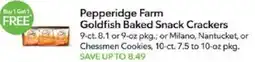 Publix Pepperidge Farm Goldfish Baked Snack Crackers offer