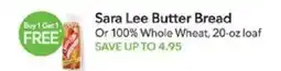 Publix Sara Lee Butter Bread offer