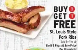 Brookshire's St. Louis Style Pork Ribs offer
