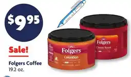 Family Dollar Folgers Coffee offer