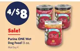 Family Dollar Purina ONE Wet Dog Food offer