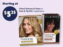 Family Dollar Clairol Textures & Tones or Frost & Tip Kits offer