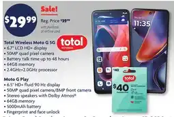Family Dollar Total Wireless Moto G offer