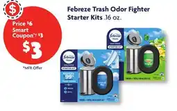 Family Dollar Febreze Trash Odor Fighter Starter Kits offer