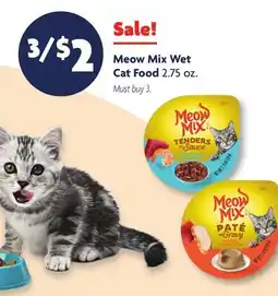 Family Dollar Meow Mix Wet Cat Food offer
