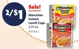 Family Dollar Maruchan Instant Lunch Cups offer