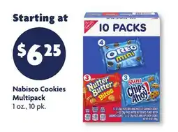 Family Dollar Nabisco Cookies Multipack offer