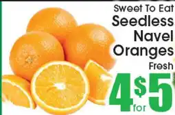 Supremo Foods Inc Seedless Navel Oranges offer
