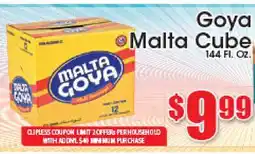 Supremo Foods Inc Goya Malta Cube offer