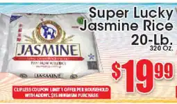 Supremo Foods Inc Super Lucky Jasmine Rice offer