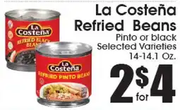 Supremo Foods Inc La Costeña Refried Beans offer
