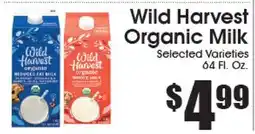 Supremo Foods Inc Wild Harvest Organic Milk offer