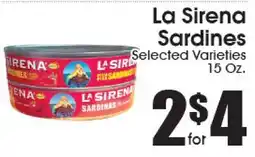 Supremo Foods Inc La Sirena Sardines offer