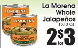 Supremo Foods Inc La Morena Whole Jalapeños offer