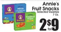 Supremo Foods Inc Annie's Fruit Snacks offer