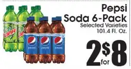 Supremo Foods Inc Pepsi Soda 6-Pack offer