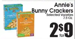Supremo Foods Inc Annie's Bunny Crackers offer