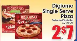Supremo Foods Inc Digiorno Single Serve Pizza offer