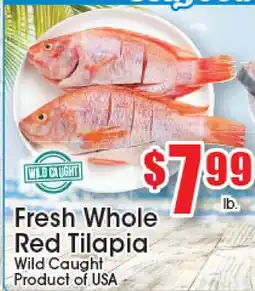 Supremo Foods Inc Fresh Whole Red Tilapia offer