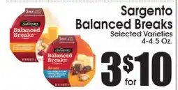 Supremo Foods Inc Sargento Balanced Breaks offer
