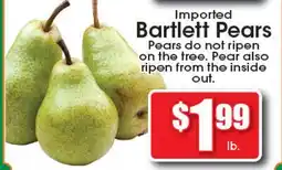 Supremo Foods Inc Bartlett Pears offer