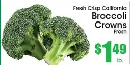 Supremo Foods Inc Fresh Crisp California Broccoli Crowns offer