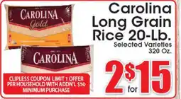 Supremo Foods Inc Carolina Long Grain Rice offer