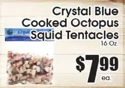 Supremo Foods Inc Crystal Blue Cooked Octopus Squid Tentacles offer