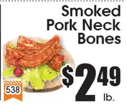Supremo Foods Inc Smoked Pork Neck Bones offer