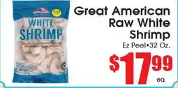 Supremo Foods Inc Great American Raw White Shrimp offer