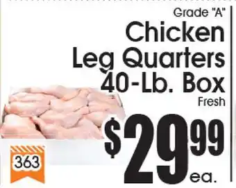 Supremo Foods Inc Chicken Leg Quarters offer