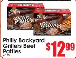 Supremo Foods Inc Philly Backyard Grillers Beef Patties offer