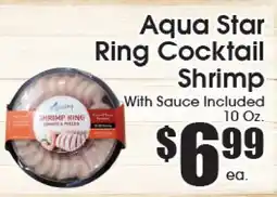 Supremo Foods Inc Aqua Star Ring Cocktail Shrimp offer