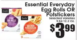 Supremo Foods Inc Essential Everyday Egg Rolls OR Potstickers offer
