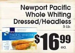 Supremo Foods Inc Newport Pacific Whole Whiting Dressed/Headless offer