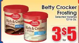 Supremo Foods Inc Betty Crocker Frosting offer