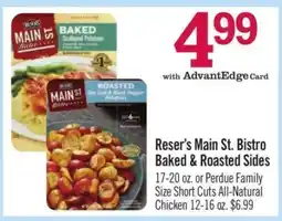 Price Chopper Reser's Main St. Bistro Baked & Roasted Sides offer