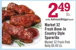 Price Chopper Market 32 Fresh Bone-In Country Style Spareribs offer