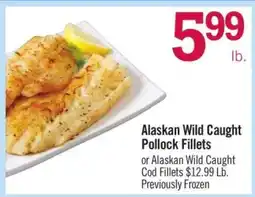 Price Chopper Alaskan Wild Caught Pollock Fillets offer