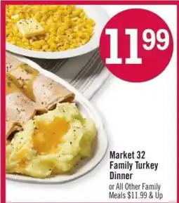 Price Chopper Market 32 Family Turkey Dinner offer