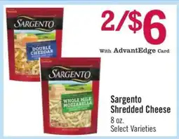Price Chopper Sargento Shredded Cheese offer