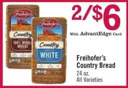 Price Chopper Freihofer’s Country Bread offer