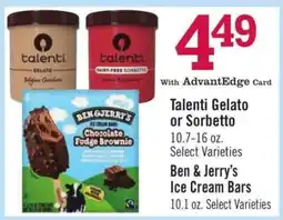 Price Chopper Talenti Gelato or Sorbetto offer