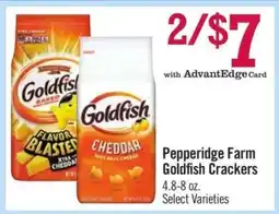 Price Chopper Pepperidge Farm Goldfish Crackers offer