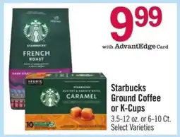 Price Chopper Starbucks Ground Coffee or K-Cups offer