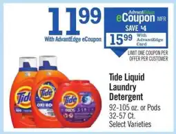 Price Chopper Tide Liquid Laundry Detergent offer