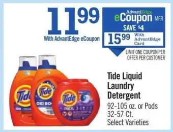 Price Chopper Tide Liquid Laundry Detergent offer