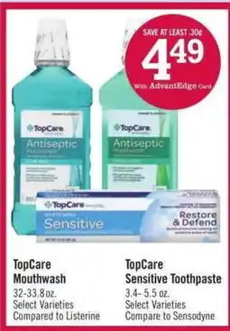 Price Chopper TopCare Mouthwash offer