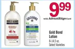 Price Chopper Gold Bond Lotion offer