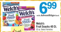 Price Chopper Welch’s Fruit Snacks 40 Ct offer